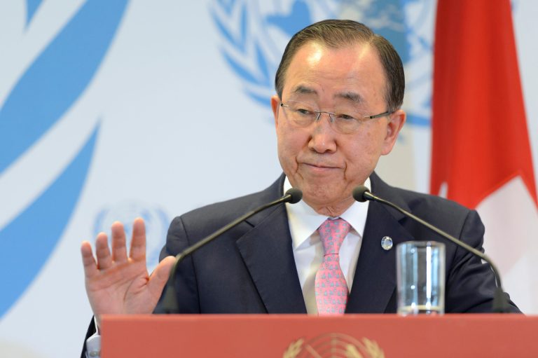 Four months after negotiating a global climate agreement in Paris, government officials are coming to New York on Friday to sign the pact in a ceremony at the United Nations. The signing ceremony will be hosted by U.N. Secretary-General Ban Ki-moon at U.N. headquarters. (Martial Trezzini/Keystone via AP)