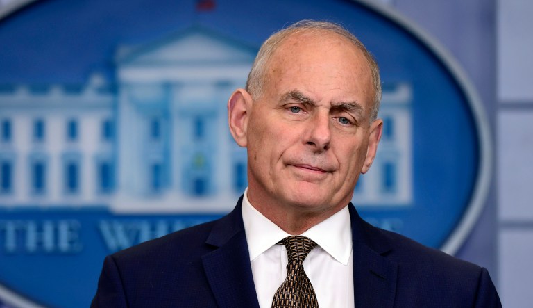 White House chief of staff John Kelly reportedly said, if it were up to him, nearly no refugees would be admitted into the U.S. The Trump administration already intends to lower the annual cap on refugee admissions to 45,000, the lowest number seen since 1980. (AP Photo/Susan Walsh)
