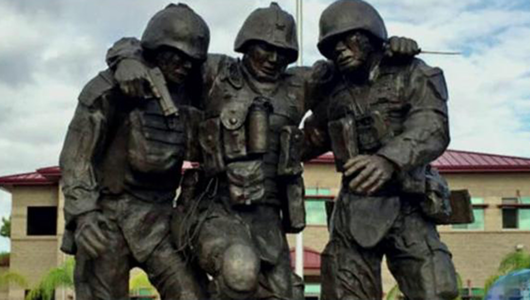 No Man Left Behind Statue