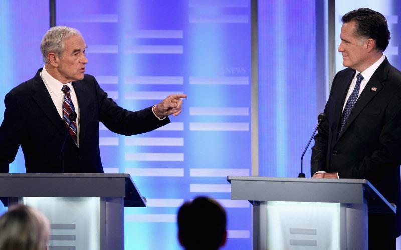 Romney escapes GOP debate fight unscathed