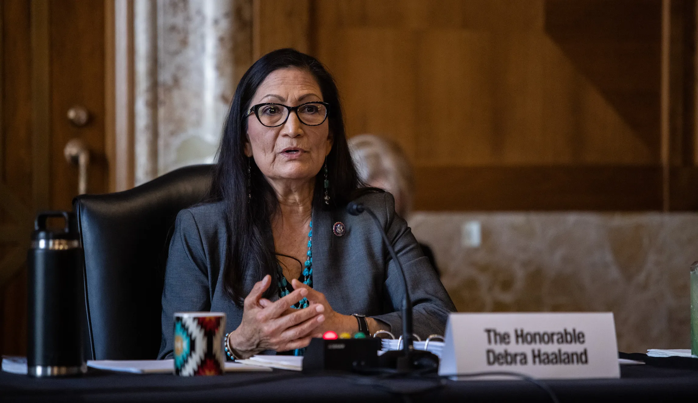 Haaland says oil and gas leasing pause won’t be a ‘permanent thing’