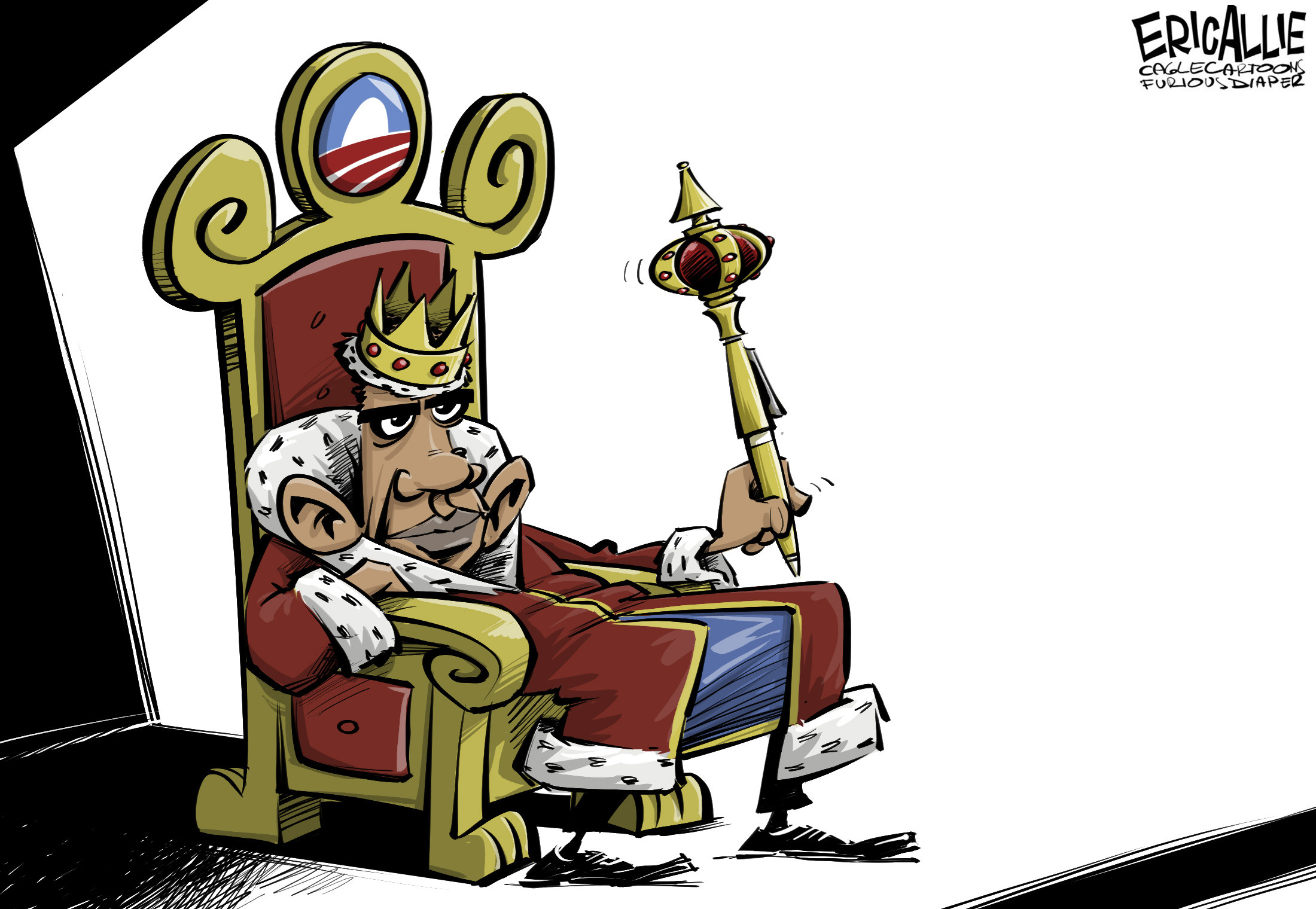 Editorial cartoon: A mighty pen