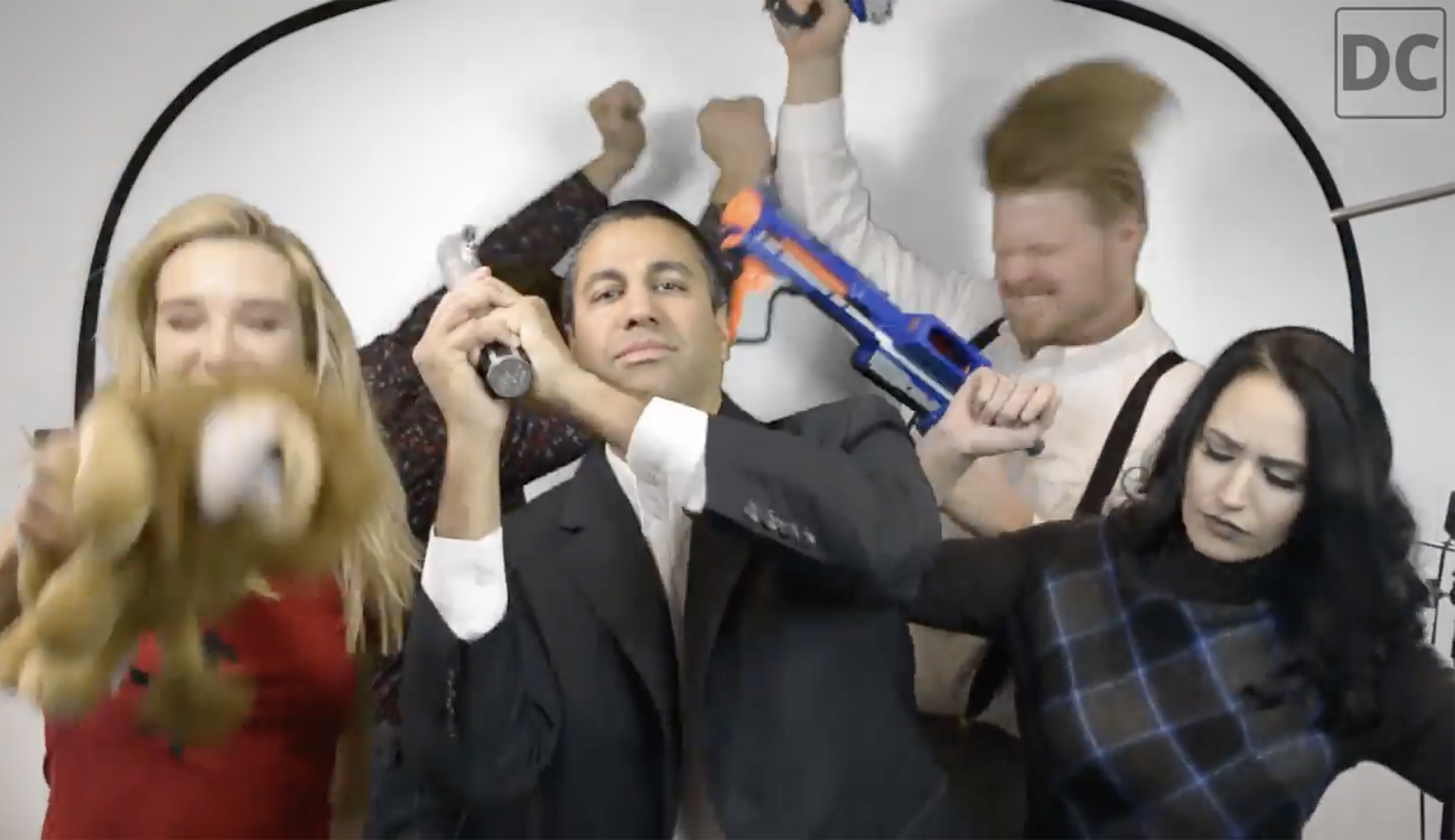 FCC chair Ajit Pai dances with ‘Pizzagate’ conspiracy theorist in promo video for net neutrality repeal