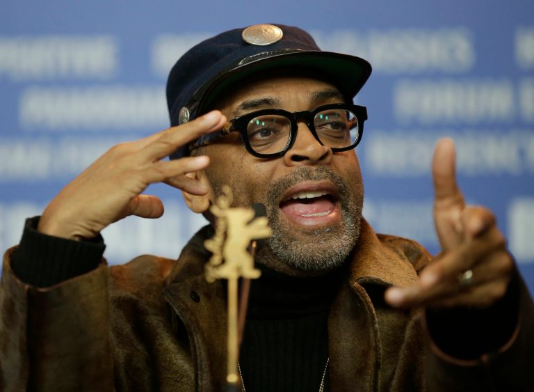 Director Spike Lee is backing Sen. Bernie Sanders, who is hoping to win a significant portion of the black vote in South Carolina's primary on Saturday. (AP Photo/Michael Sohn)