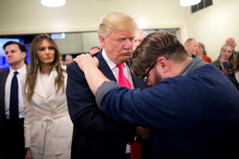 Evangelicals stand a better chance on judges and social issues with Donald Trump than Hillary Clinton. (AP Photo/Jae C. Hong, File)