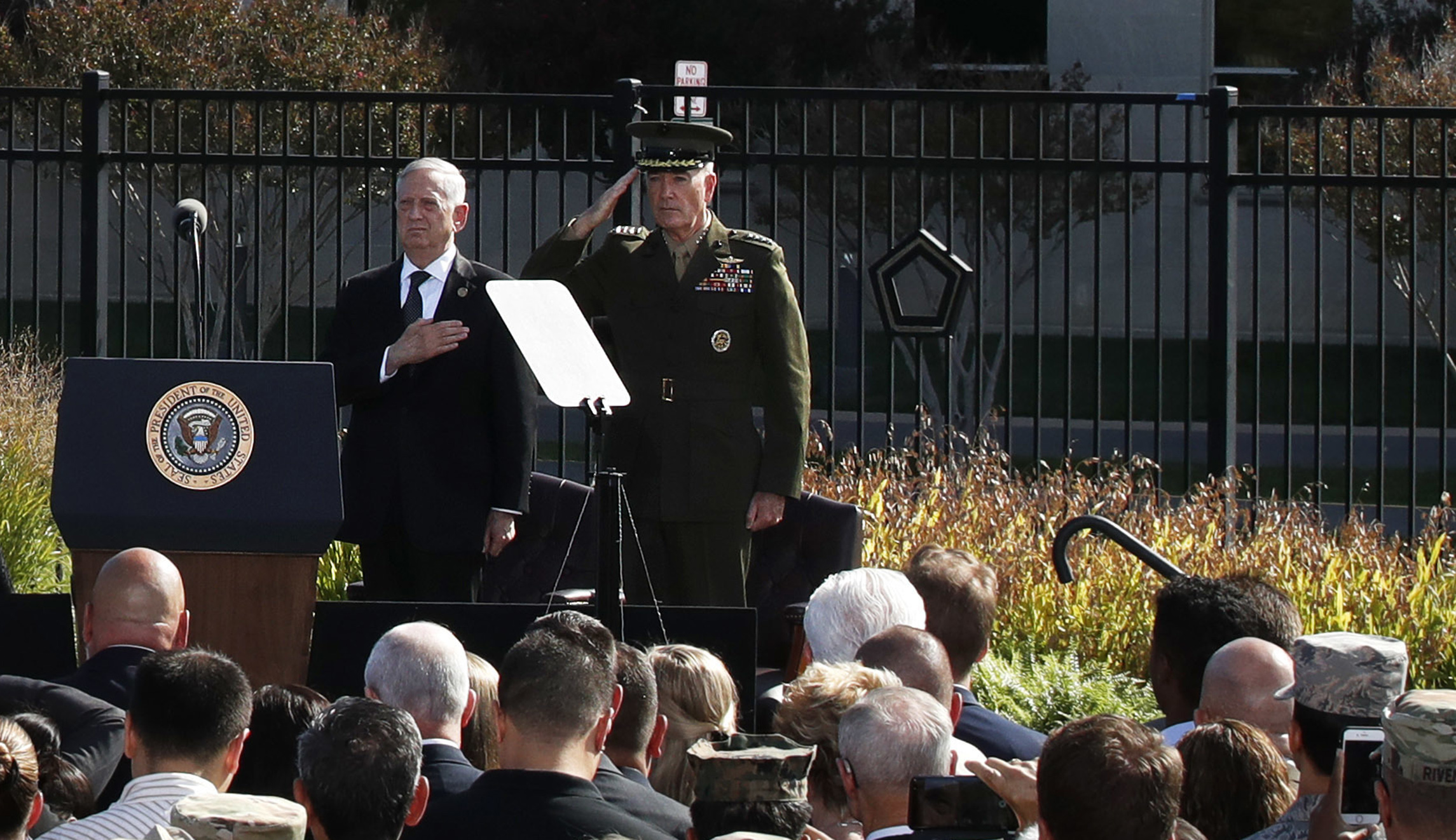 Jim Mattis: ‘Mr. President, your military does not scare’