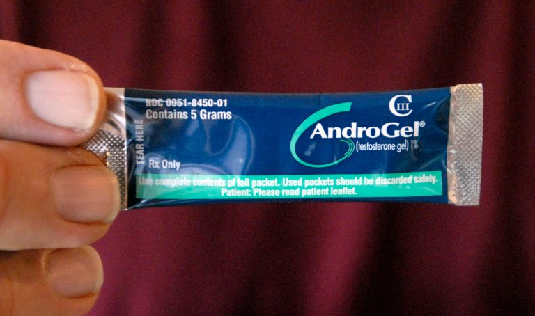The FDA announced last month that it was reviewing the safety of drugs like the blockbuster testosterone gel, AndroGel, in light of two recent studies that showed higher rates of cardiovascular problems in men. (AP Photo/The Longmont Times-Call, Richard M. Hackett)