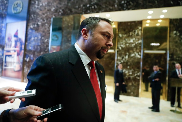 Jason Miller reversed decision to accept White House communications director post he had just accepted. (AP Photo/Carolyn Kaster)