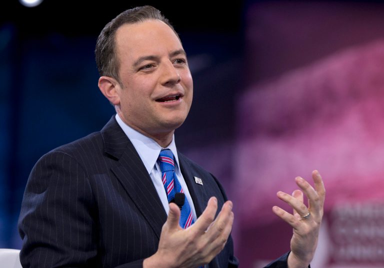 Republican National Committee Chairman Reince Priebus slammed Donald Trump on Twitter for complaining that the GOP convention nominating process is rigged against him. (AP Photo/Carolyn Kaster, File)
