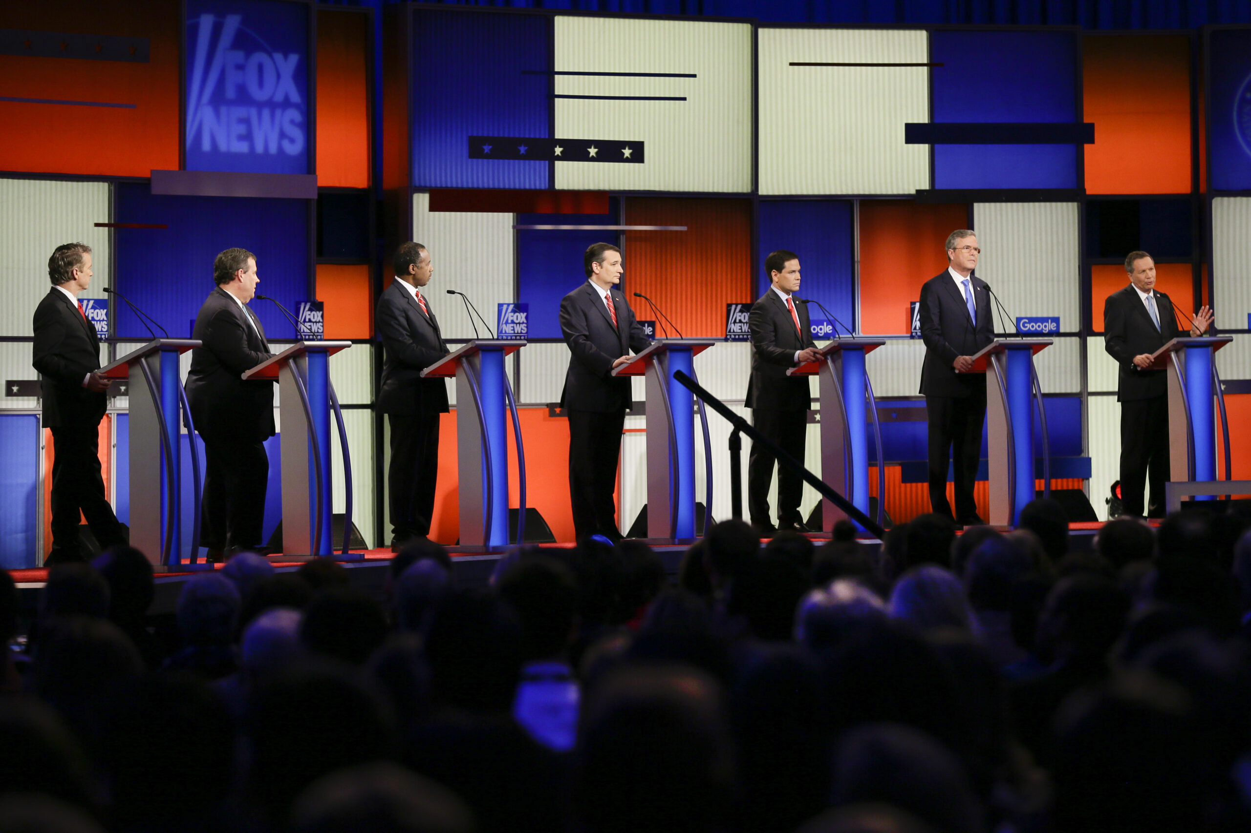Who got the most speaking time at the GOP debate?