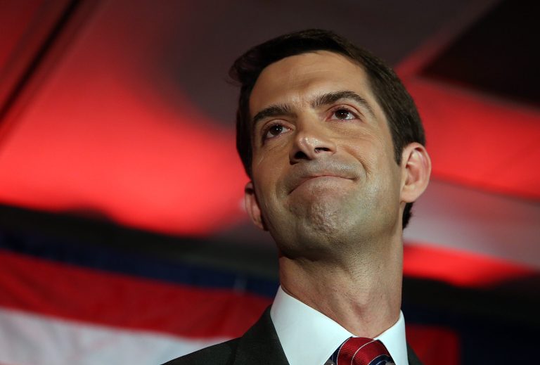 GOP freshmen Sen. Tom Cotton of Arkansas. (Getty images/Justin Sullivan)