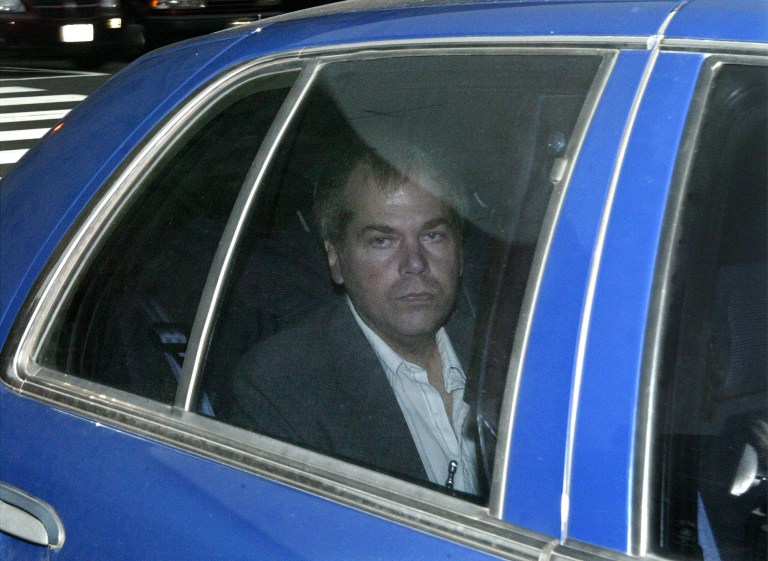 In this Nov. 18, 2003 file photo, John Hinckley Jr. arrives at U.S. District Court in Washington. A judge says Hinckley, who attempted to assassinate President Ronald Reagan, will be allowed to leave a Washington mental hospital and live full-time in Virginia.