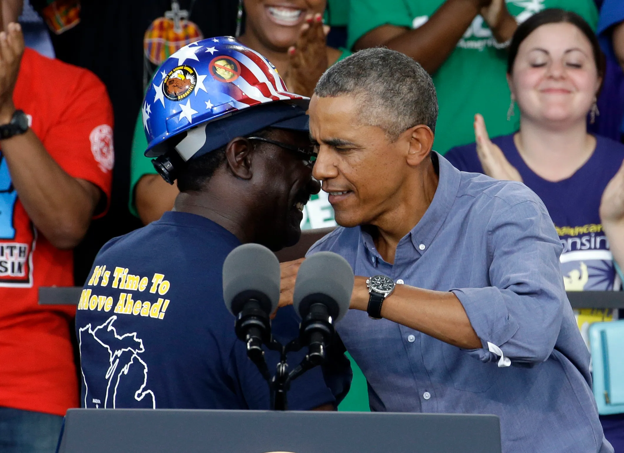 Obama: ‘Revving’ economy calls for higher wages