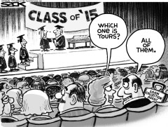 Editorial cartoon: They’re all mine