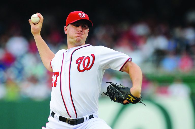 Patrick McDermott/Getty Images
Washington Nationals pitcher Jordan Zimmermann has a 2.45 ERA and 99 strikeouts in 1391Ã3 innings this season.