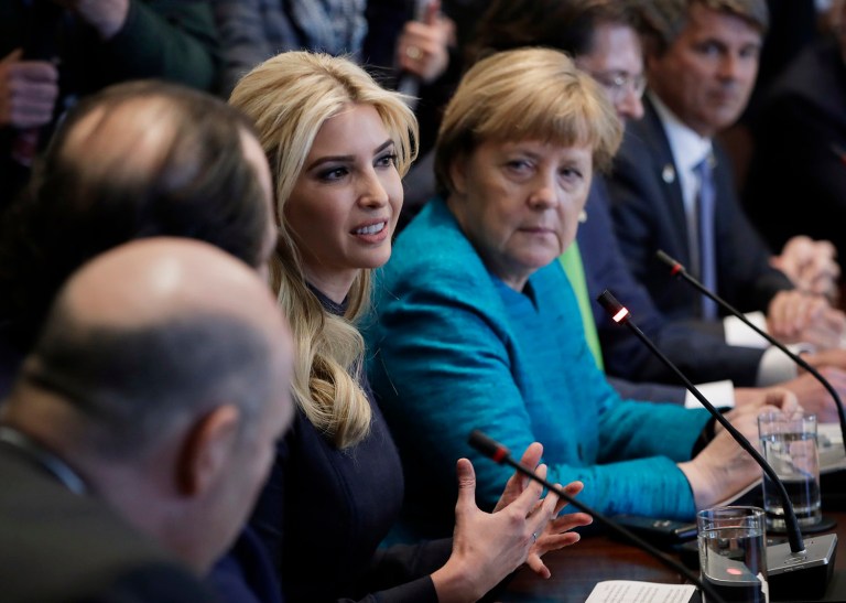 Ivanka Trump is planning a trip to Germany to attend a summit on the economic empowerment of women. (AP Photo/Evan Vucci)