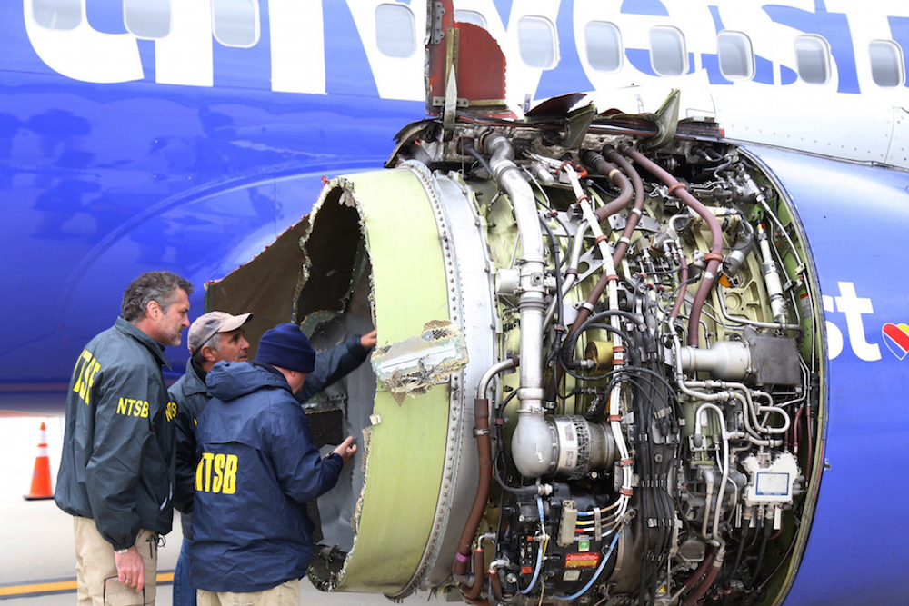 Southwest ramps up engine inspections after deadly in-flight failure