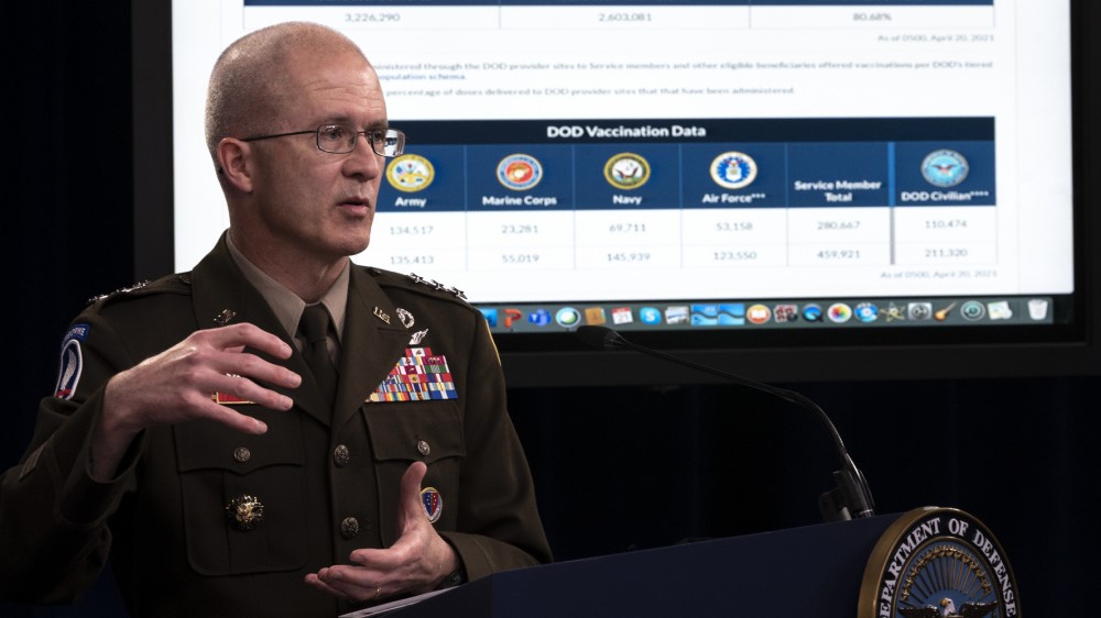 Incentives not allowed for vaccination, but more service members getting the jab