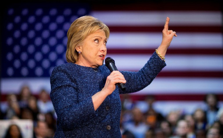 Democratic presidential candidate Hillary Clinton raised a total of $90 million in July, according to her campaign manager. (AP Photo/David Goldman)