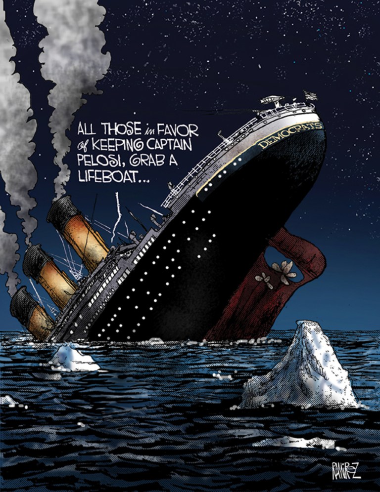 Captain Pelosi of the Titanic