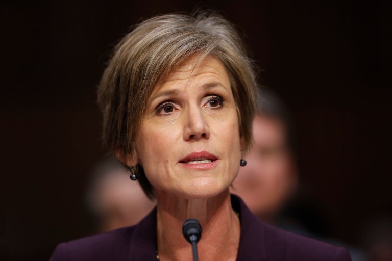 Despite an eager push from Georgia Democrats for Yates to succeed Republican Gov. Nathan Deal, who is term-limited, she said she is not interested in the job. (AP Photo/Pablo Martinez Monsivais)