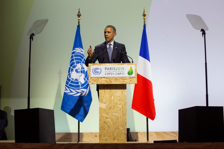 President Barack Obama in France announced anti-terrorist plans in the U.S. visa program. (AP Photo/Evan Vucci)