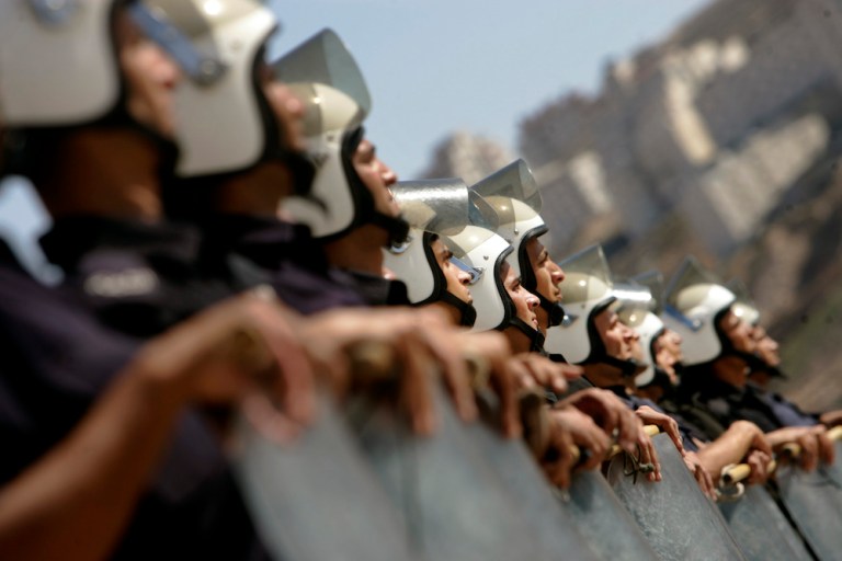 Welcome to the Republican convention. Here’s your riot gear
