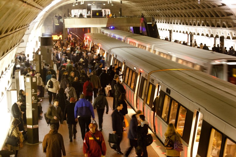 Metro riders can expect long waits for trains this weekend yet again as Metro continues its track repairs. (Photo: Graeme Jennings/Examiner)