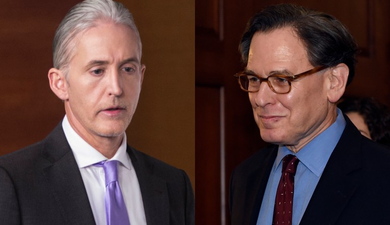 Trey Gowdy and Sidney Blumenthal