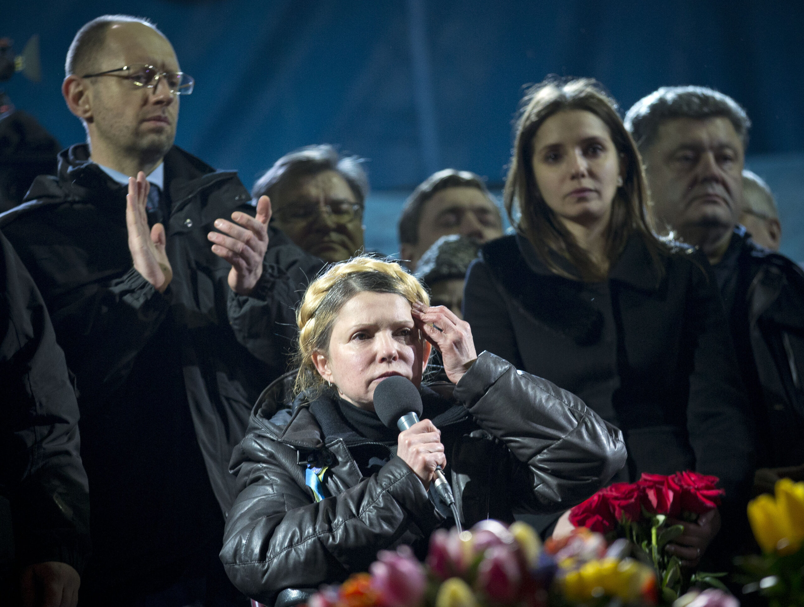 Ukraine’s Tymoshenko rallies protesters in Kiev