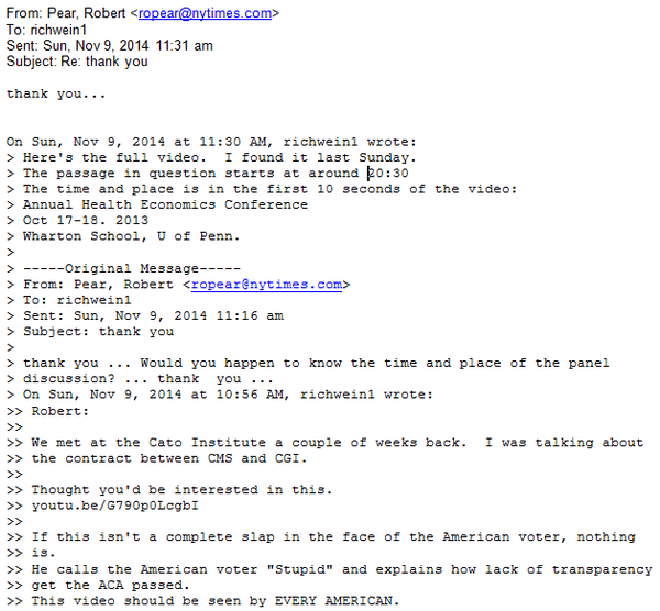 New York Times ignored Jonathan Gruber bombshell