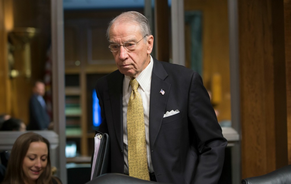 Grassley: ‘I don’t care if I ever go down in history’