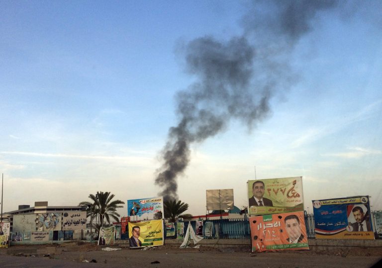Dark days for Baghdad on eve of Iraqi elections