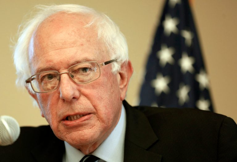 Sanders unveiled new legislation to tackle climate change by regulating the extraction of oil, gas and coal.Â (AP Photo/Jim Cole)