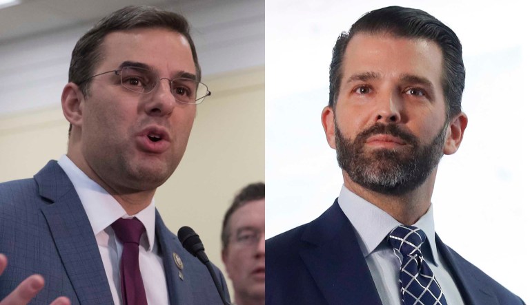 Justin Amash and Donald Trump Jr.