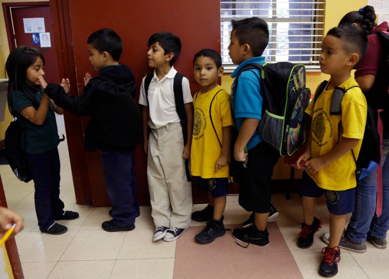The Education Department's new guidelinesÂ reiterated public schools' obligation to educate all children, regardless of citizenship status.Â (AP Photo/Lynne Sladky)