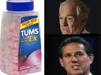 Santorum: Ron Paul nom would “give me indigestion”