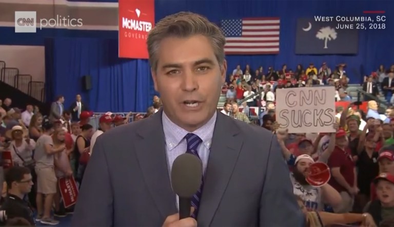 CNN’s Jim Acosta recounts verbal abuse at Trump rally in South Carolina