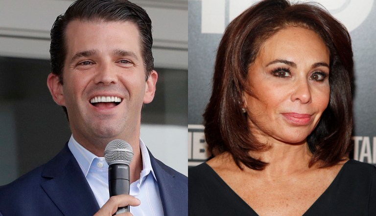 Donald Trump Jr. and Jeanine Pirro