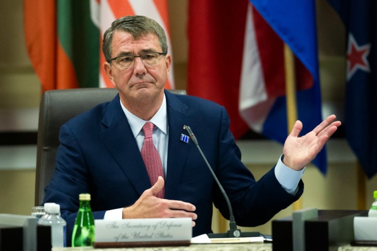 Ash Carter is trying to make the military’s in-processing system 100 percent computerized and paperless as part of his Force of the Future initiative. (AP Photo)