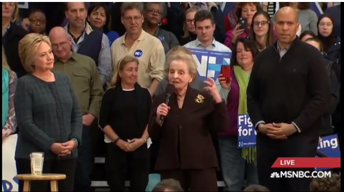 Albright at Clinton Rally: ‘Special Place in Hell for Women Who Don’t Help Each Other’