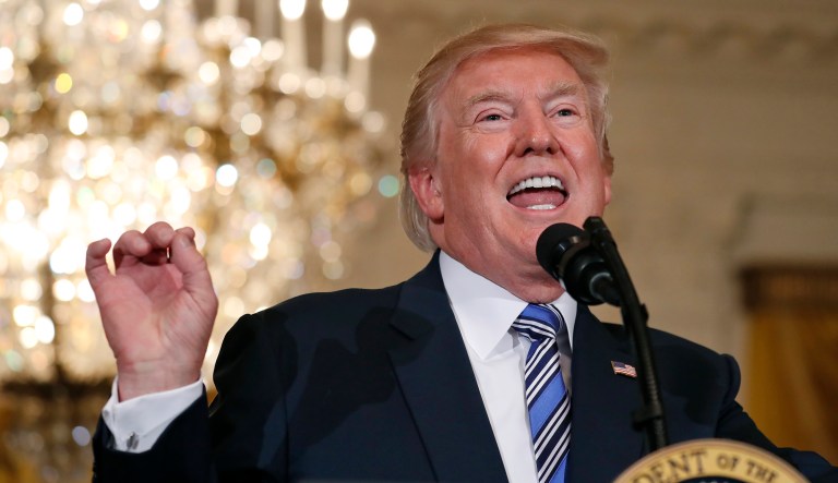 President Trump ripped Democrats and 