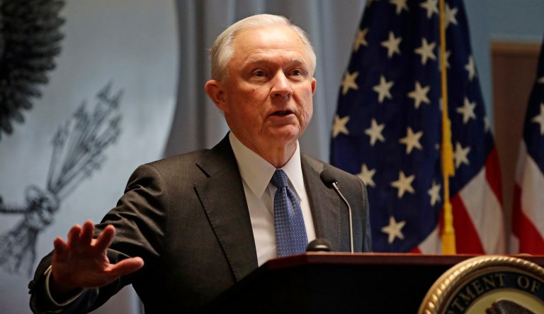 Attorney General Jeff Sessions appointed seven new immigration judges. The announcement came less than a month after Sessions said the Trump administration was hoping to appoint 50 new immigration judges this year to speed up the deportation process for illegal immigrants. (AP Photo/Frank Franklin II)