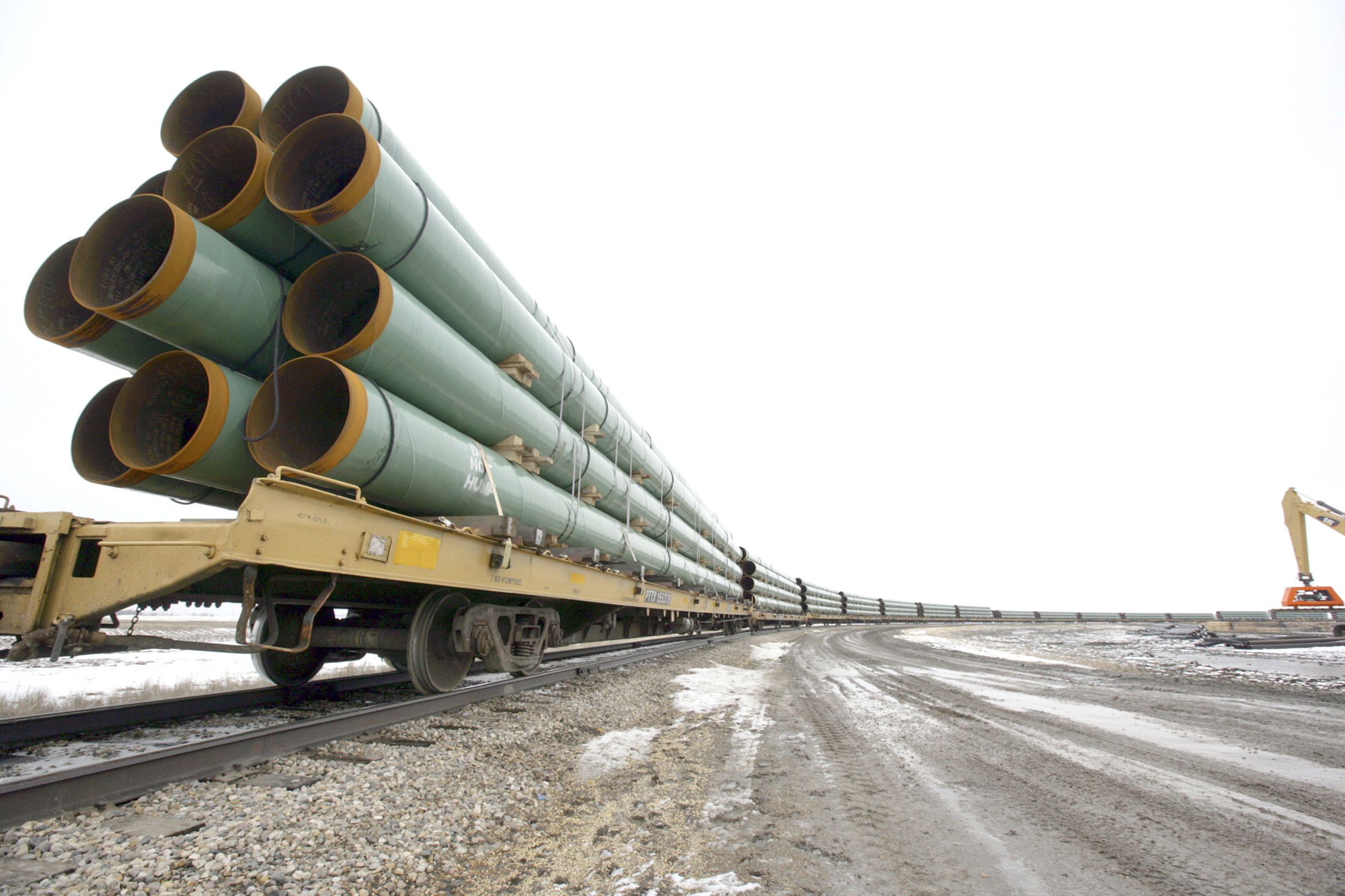 Pipe waits on the prairie as Keystone XL debate rages almost 5 years