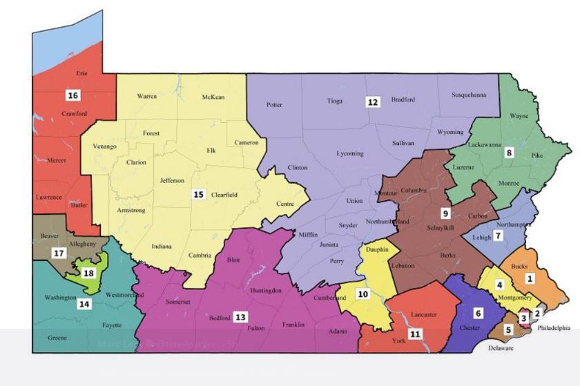 Pennsylvania’s new election map delights Democrats, enrages GOP