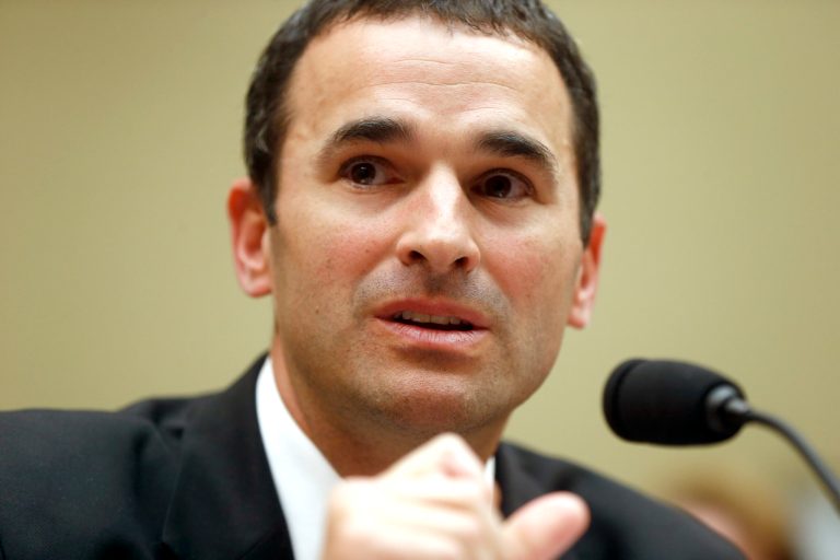 Charles Dharapak/AP
Acting IRS commissioner Danny Werfel testifies before the House Oversight and Government Reform Committee regarding IRS conference spending on Capitol Hill.