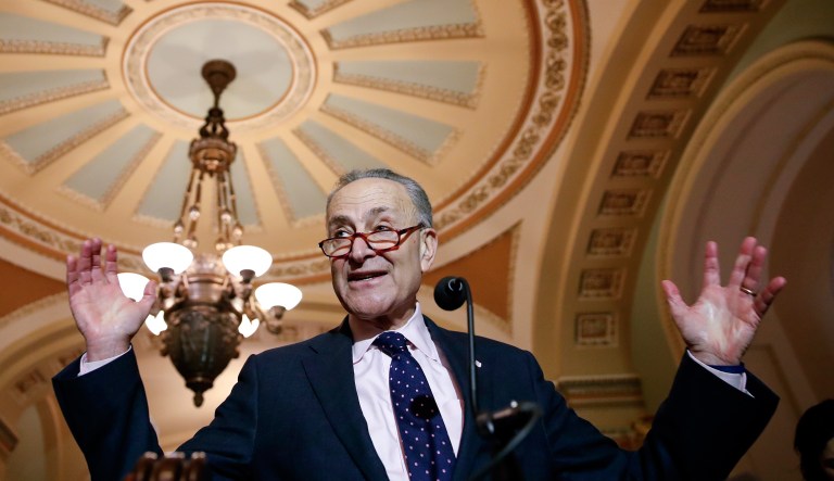 Senate Minority Leader Chuck Schumer said Wednesday that President Trump's tweets offered 
