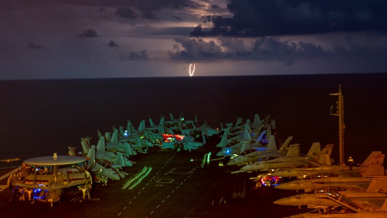 Navy’s dual-carrier exercises in the South China Sea show of force to China