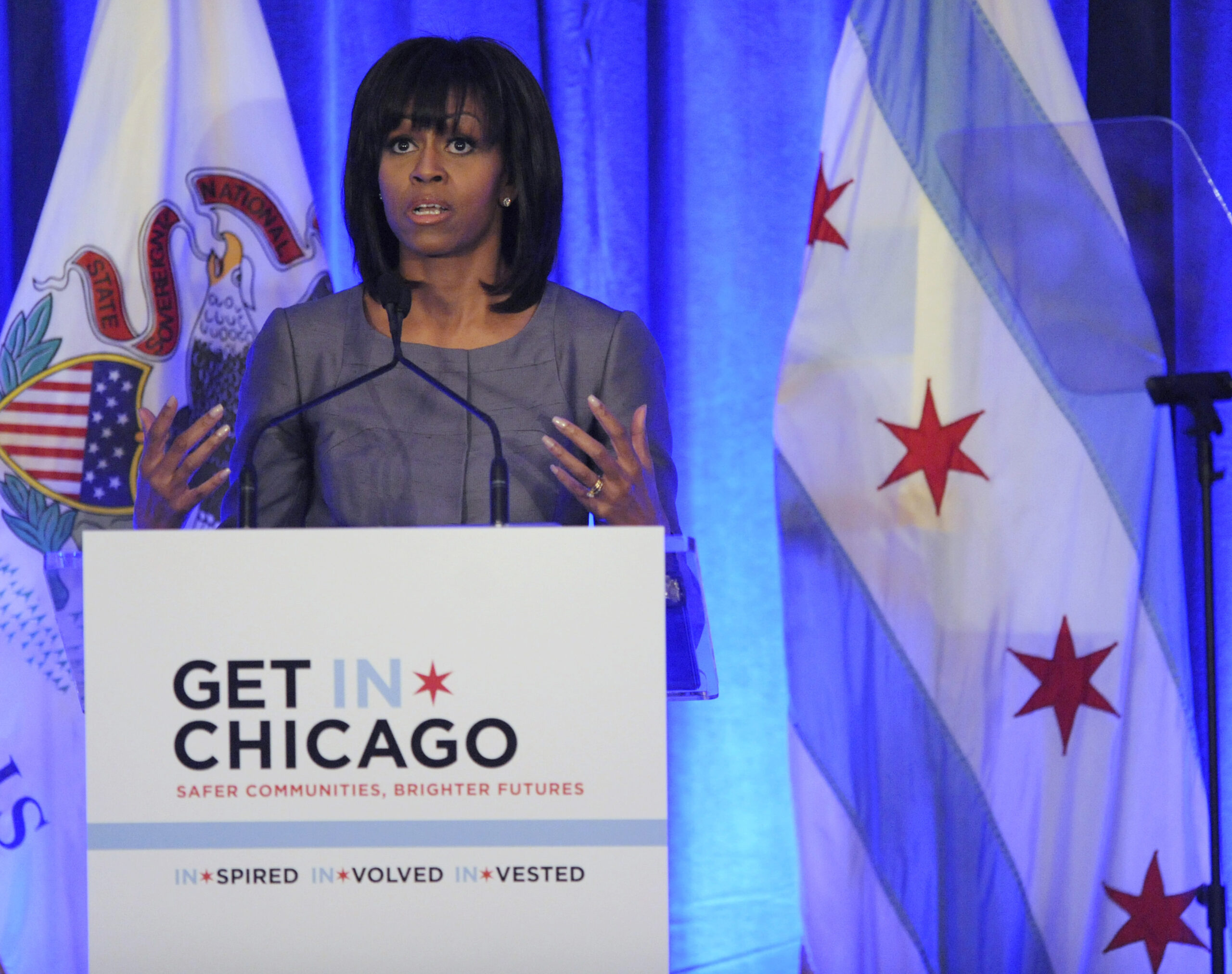 First lady wades into debate over gun violence