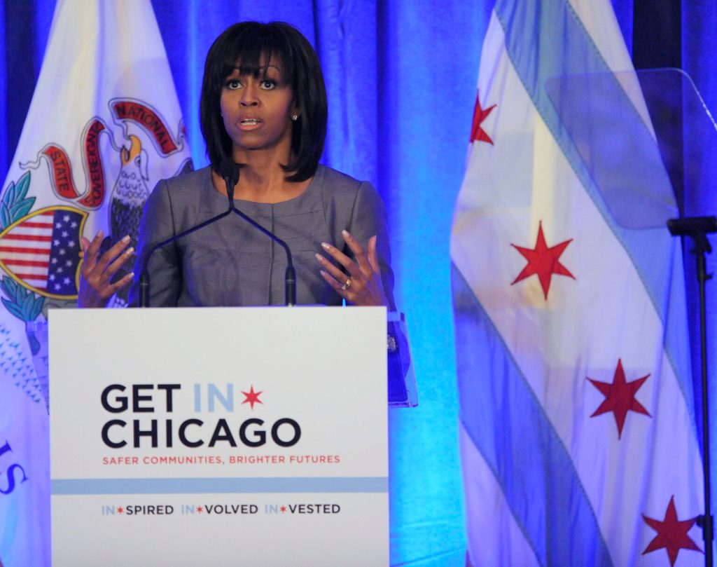 First lady wades into debate over gun violence